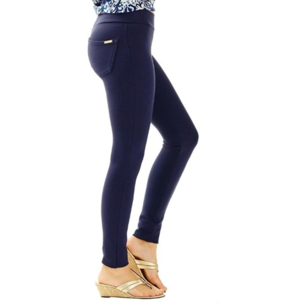 Lilly Pulitzer Dark Blue Mia Legging SMALL